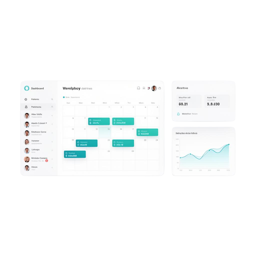 Dashboard Meddesk: calendario, pazienti e analytics